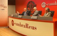 Vermut Cambra amb Maurici Lucena, president d'Aena