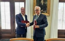 Signatura conveni Col·legi Notarial de Catalunya