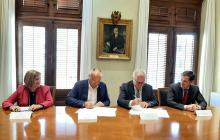 Signatura conveni Col·legi Notarial de Catalunya