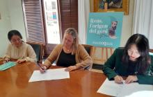 Signatura conveni col·laboració Reus Promoció i exposició Meet Gaudi a la Xina