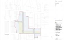 Plànol de la regeneració urbana del barri del Carme: distribució d'espais