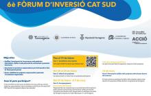 Cartell 6è Fòrum Inversió CAT SUD