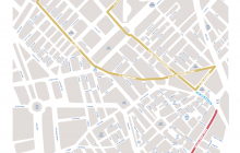 Mapa del desplegament del projecte Reus Espais Vius