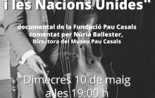 Cartell Pau Casals i les Nacions Unides a Reus
