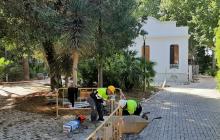 Obres urbanització exterior Mas Totosaus