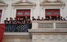 Recepció institucional al Reus FC Reddis amb motiu de l’ascens a Tercera RFEF