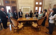 Visita institucional del delegat del govern de l'Estat a Catalunya, Carlos Prieto