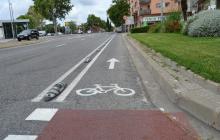 Carril bici de l'avinguda de Sant Bernat Calbó