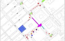 Plànol de les afectacions al trànsit als carrers de Castellvell i de Gaudí