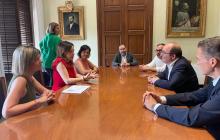 Visita institucional de Ministre de Cultura i Esports, Miquel Iceta