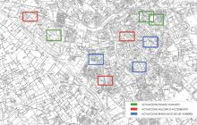 Plànol d'obres de manteniment de voreres i passos de vianants anualitats 2022 i 2023