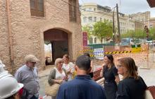 Visita d'obres al Centre Cívic Gregal