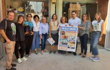 Equip de la Xarxa de Centres Cívics amb la regidora Mar Escoda