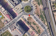 Zona on es construiran els habitatges