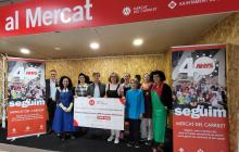 El Mercat del Carrilet recapta fins a 1.500 euros per a la Càtedra de Dolor Infantil de la URV