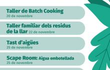 Cartell activitats Setmana Prevenció Residus
