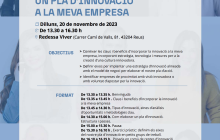 Cartell taller pràctic pla innovació