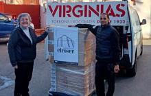 Donació torrons Virginias