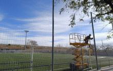 Posada a punt camp futbol municipal Mas Iglesias