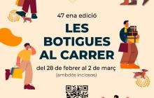 Cartell Les Botigues al Carrer rebaixes d'hivern