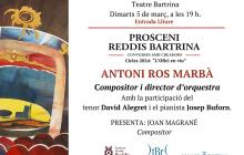 Cartell Prosceni Reddis Bartrina Antoni Ros Marbà