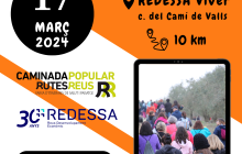 Cartell caminada 30 anys Redessa