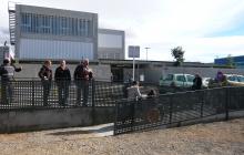 Imatge del nou accés que connecta el pàrquing amb l'Institut Escola Pi del Burgar