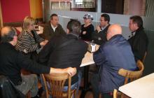 Reunió entre els regidors del govern i els membres de l'associació de Mas Iglesias.