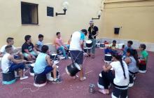 Imatge d'un taller de percussió d'Altersuer