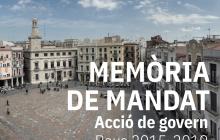 Portada de la memòria de mandat