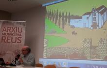 Imatge de la presentació de l'ARE a càrrec d'Ezequiel Gort, membre de Carrutxa