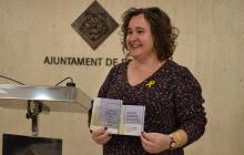 Imatge de Montserrat Flores durant la presentació de la campanya Reus ciutat d'acollida