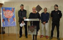 Imatge de la presentació de l'exposició sobre el Centre de Lectura