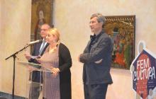 Foto presentació Nit Museus i Patrimoni Reus 2017 sala gòtic museu plaça Llibertat