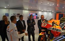 Imatges de la visita a la mostra Repsol Racing Tour
