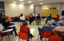 Imatge de la reunió realitzada el 30 de gener al Casal de les Dones