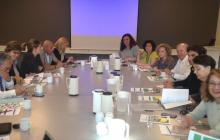 Imatge d'una reunió de treball de la delegació de l'Ajuntament de Reus aquest dimecres a Dinamarca