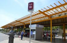 Imatge del punt de Reus Wi Fi ubicat a l'estació d'autobusos de Reus