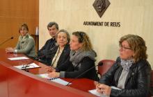 Imatge de la roda de premsa de presentació del projecte 