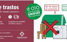 Imatge de la campanya informativa sobre la recollida de trastos vells a Reus