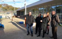 Visita inici obres pati EBM La Ginesta