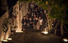 Imatge d'una sessió d'aquest dimecres de les visites teatralitzades al Cementiri General de Reus