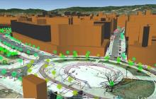 Imatge de la cartografia en 3D a vista d'ocell