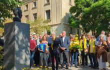 Descoberta del bust homenatge a Lluís Companys
