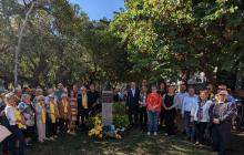 Descoberta del bust homenatge a Lluís Companys