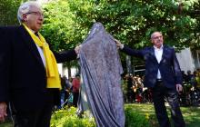 Descoberta del bust homenatge a Lluís Companys