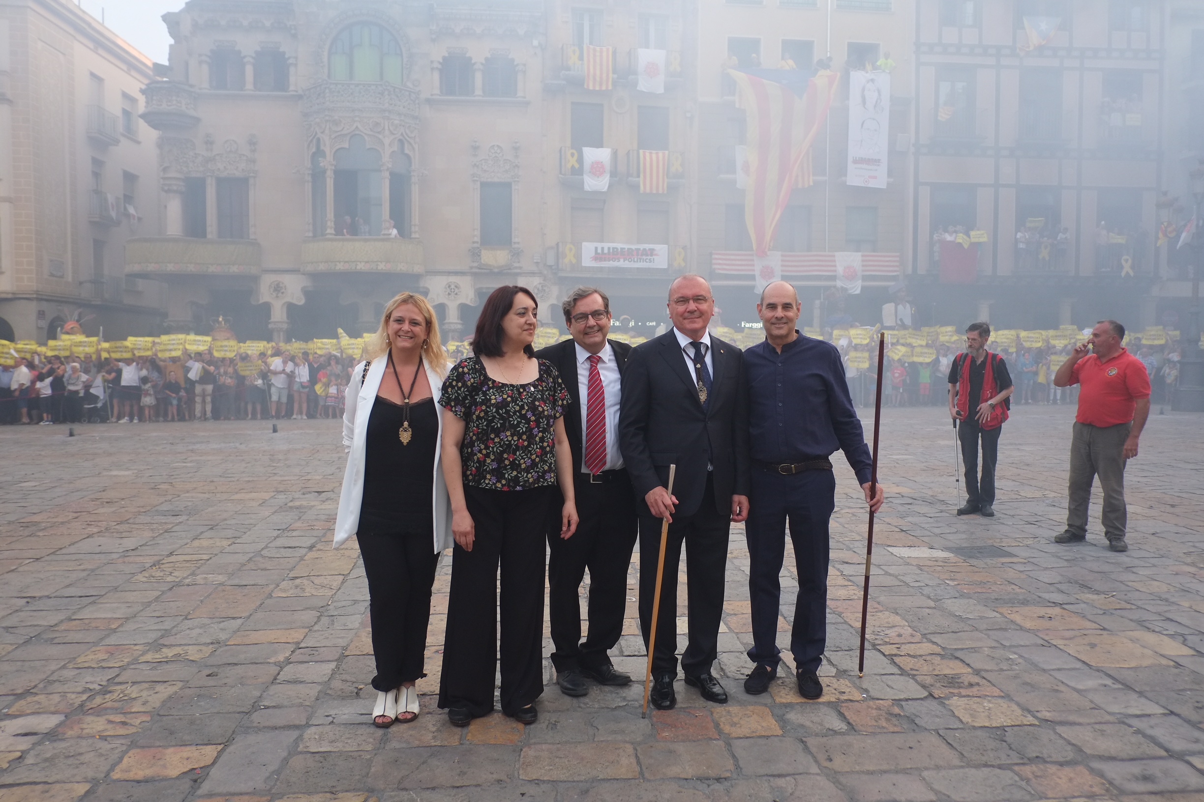 Les entitats que enguany fan 100 anys encenen la darrera Tronada